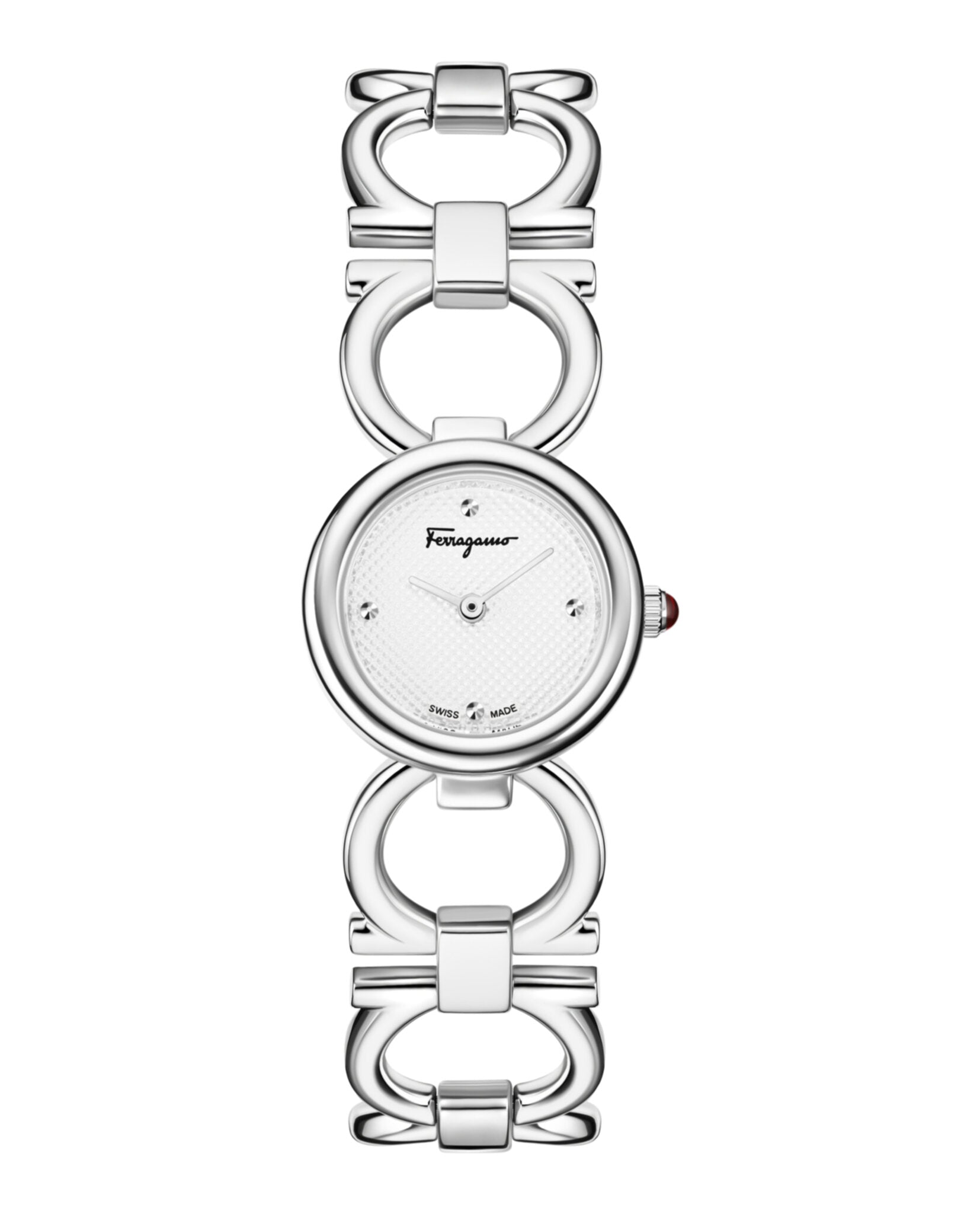 Stainless Steel Salvatore Ferragamo Ladies Watch Salvatore