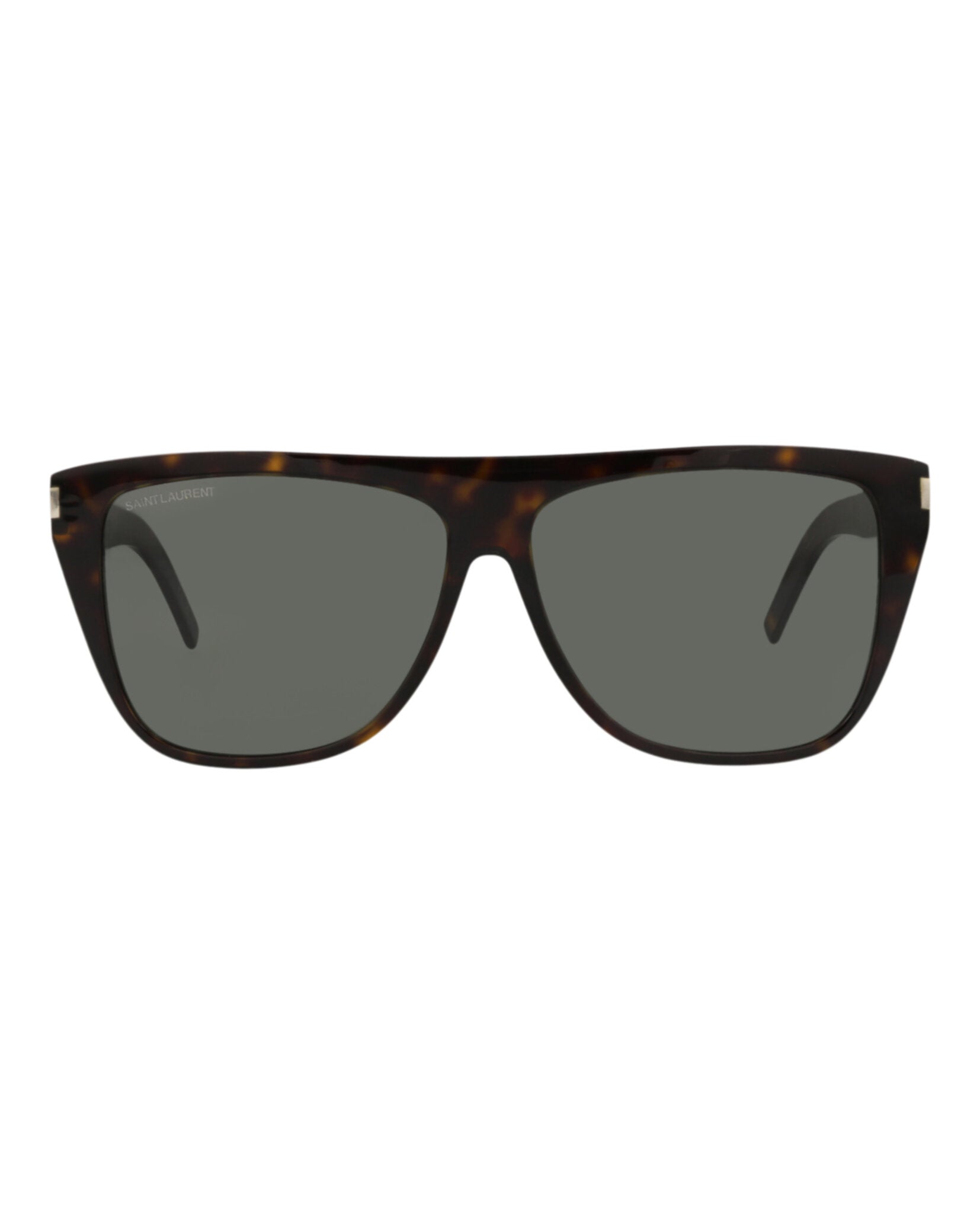New Saint Laurent Unisex Round/Oval Black Black Grey Fashion Designer Sunglasses Saint Laurent SL 594 Oval Sunglasses | Fashion Eyewear US main image 2