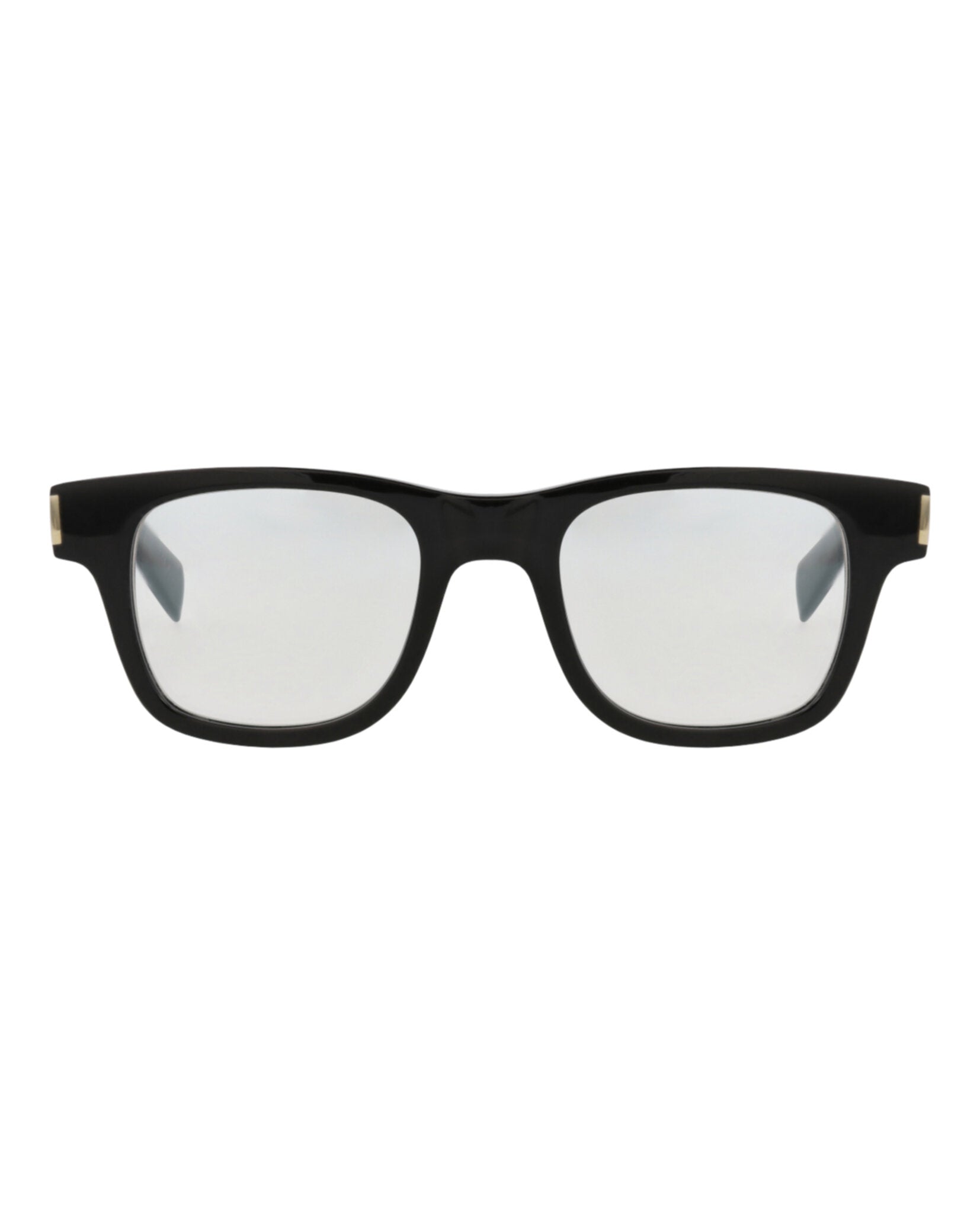 Saint Laurent Unisex Square/Rectangle Black Black Transparent