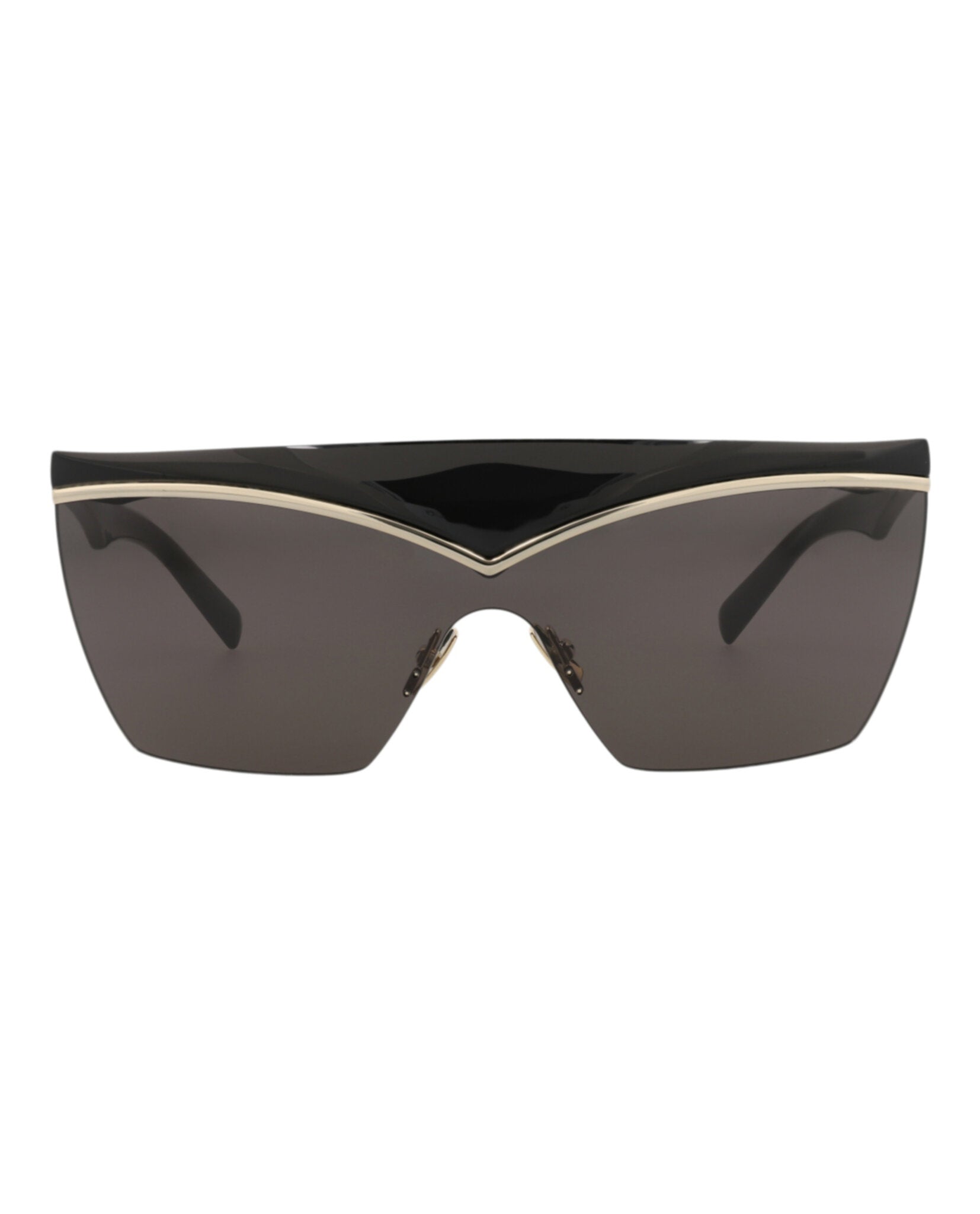 SAINT LAURENT エディ期 シルク100% ウールギャバ 美品 Saint Laurent Womens Shield/Wrap Black Black Black Fashion