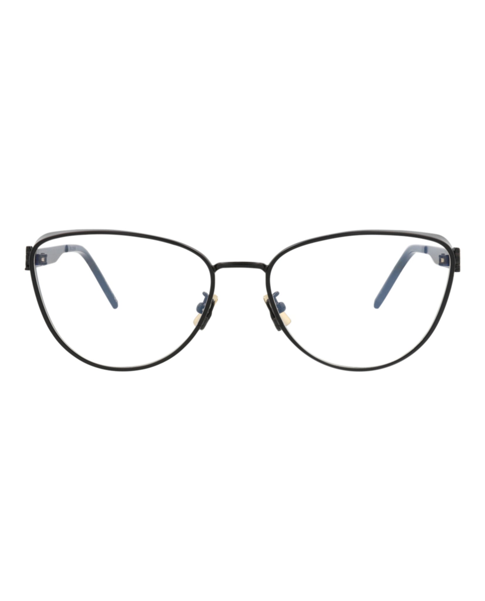 Saint Laurent Womens Cat Eye Black Black Transparent Fashion