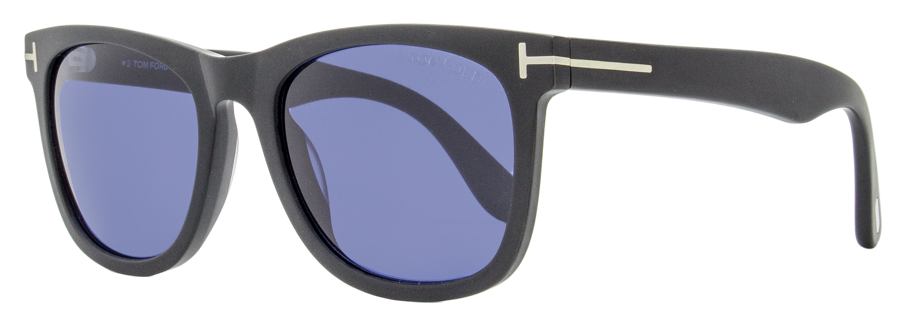 TOM FORD トムフォード サングラス TF1099 02V ブルーレンズ Tom Ford Kevyn Sunglasses TF1099 02V Matte Black 52mm FT1099 – Bluefly