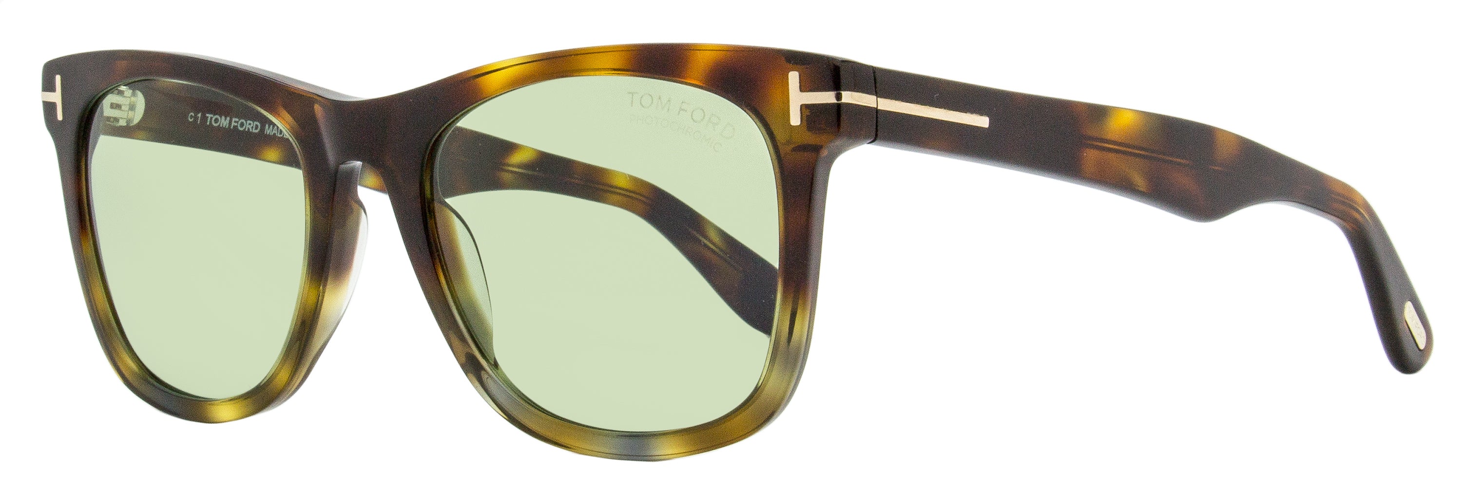 Tom Ford Photochromic Kevyn Sunglasses TF1099 56N Havana 52mm