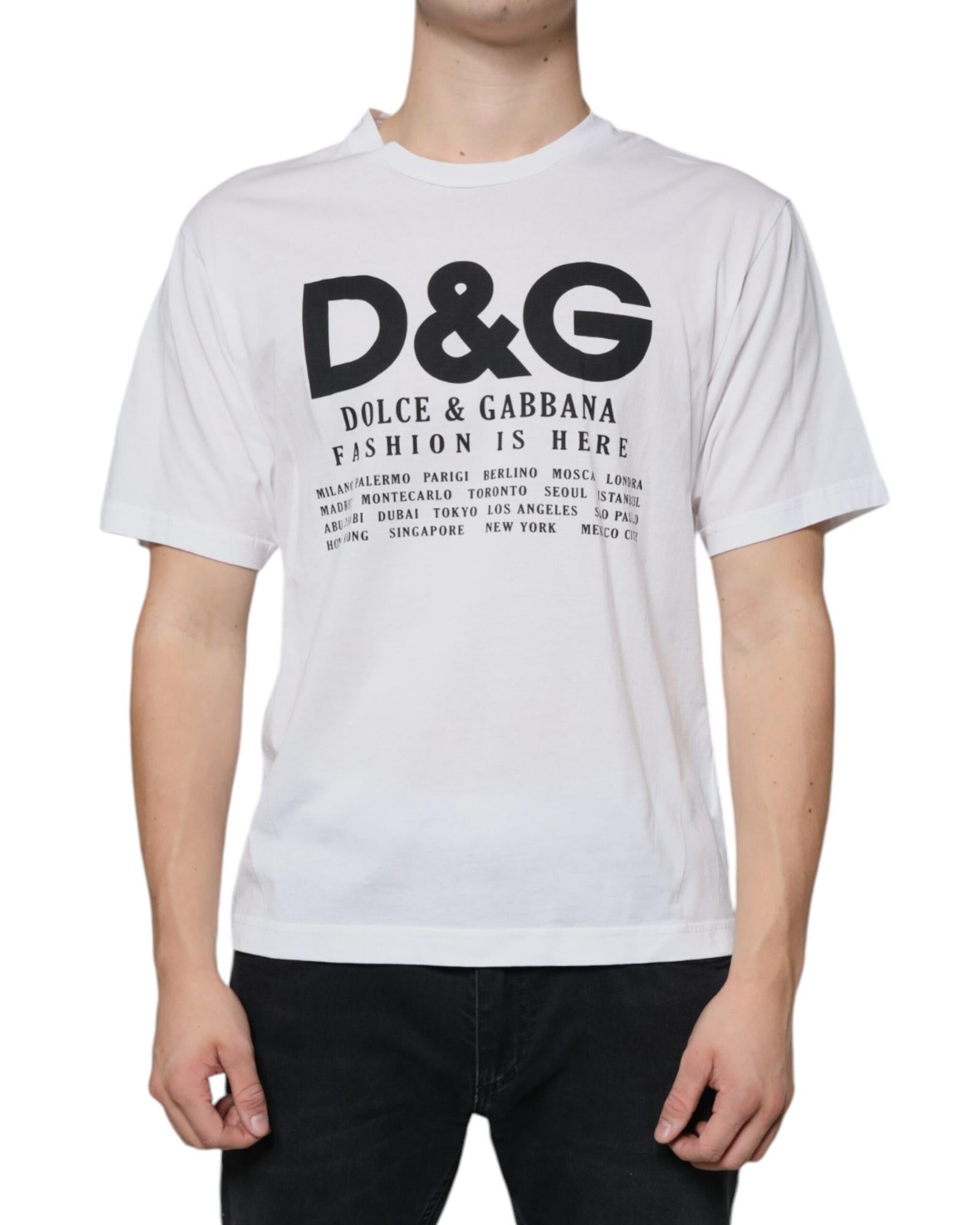 トップス Dolce&Gabbana DG logo tee made in italy Dolce & Gabbana DG Logo Embossed T-Shirt | Sendegaro US