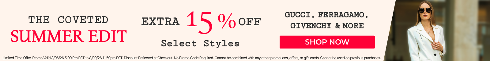 summer sale extra 15 off