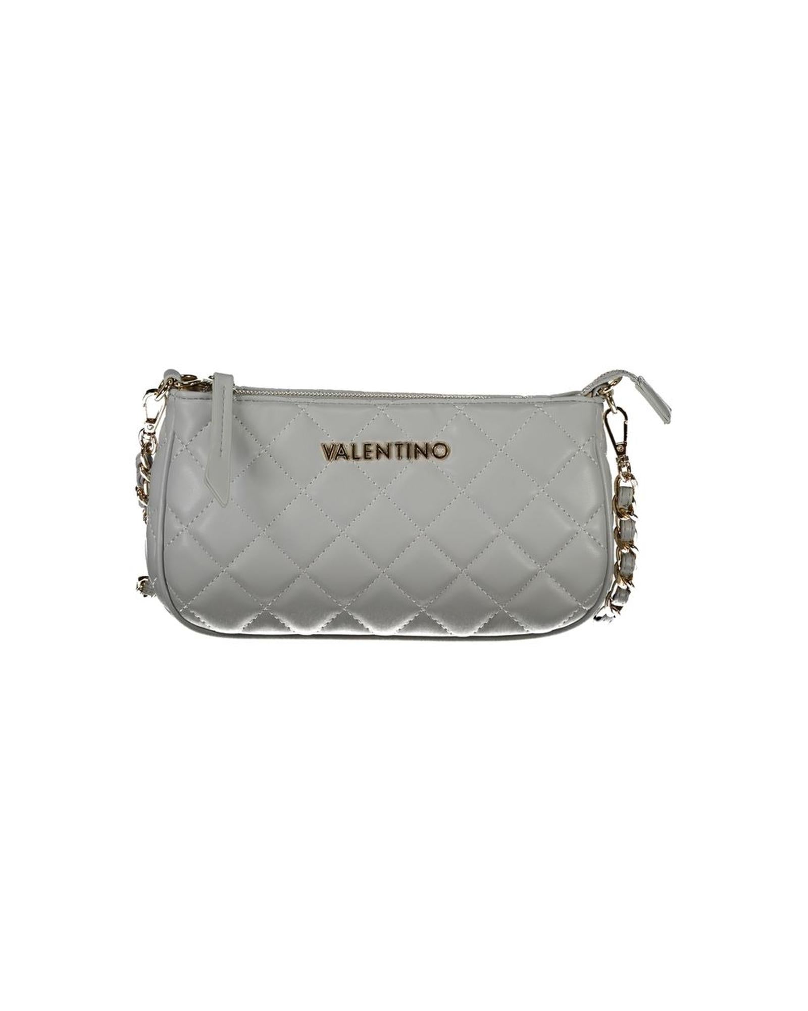 【Valentino】◆Crossbody Shoulder Chain Bag◆Dark Grey◆ VALENTINO Double Zip Rockstud Leather Chain Crossbody Bag Grey