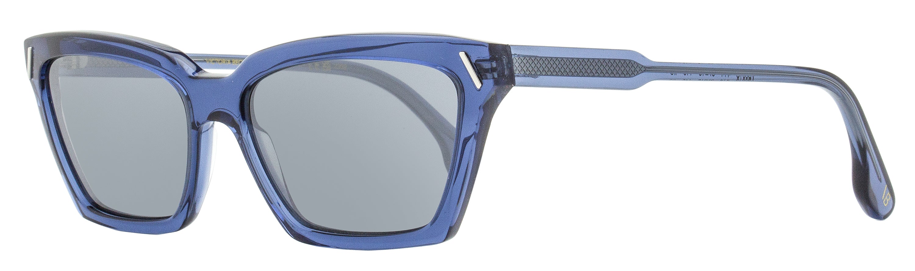 Victoria Beckham Modified Rectangle Sunglasses VB661S 414 Blue