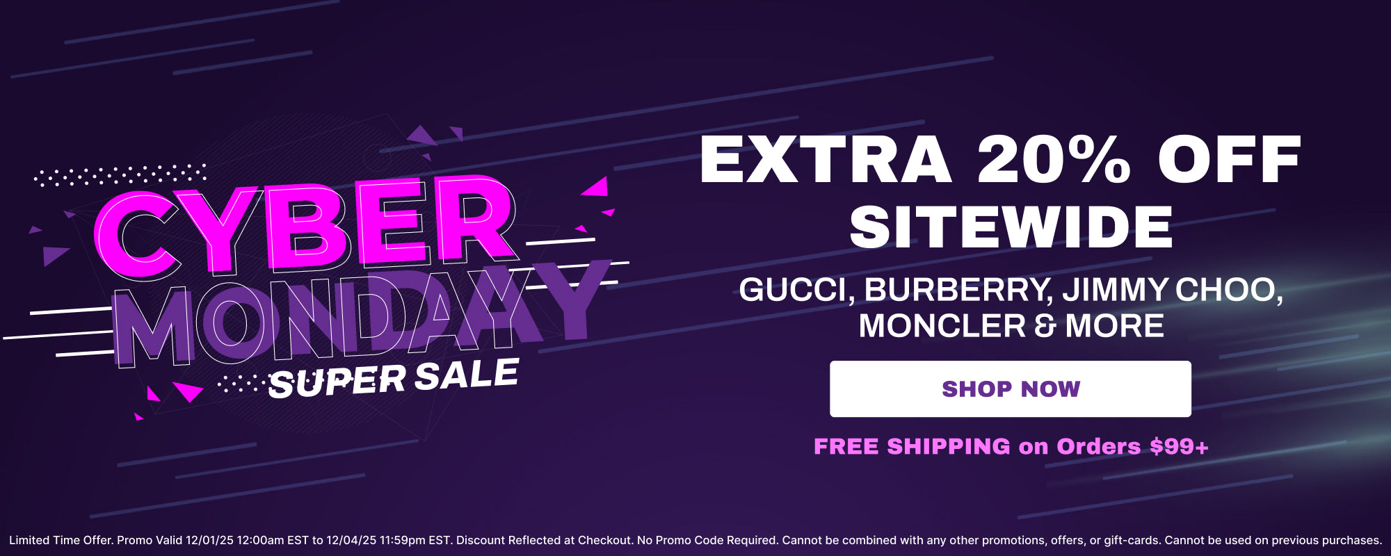 cyber monday 20 percent off