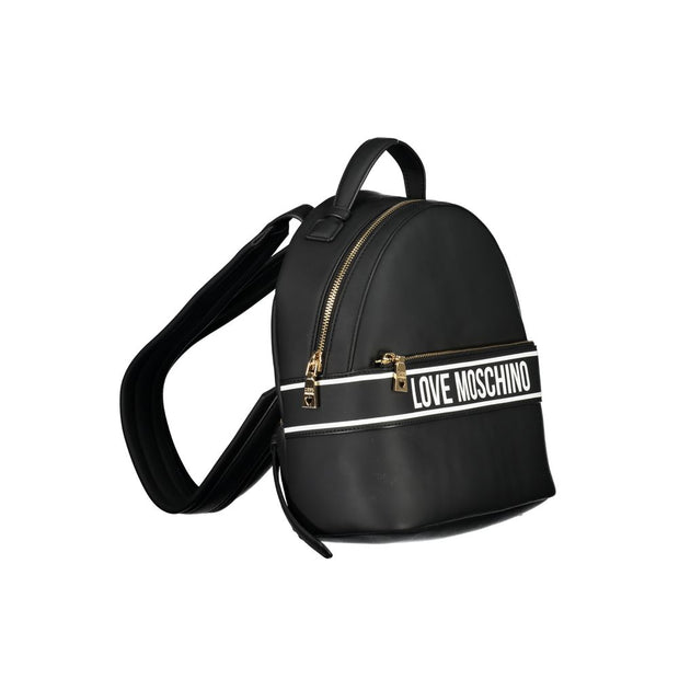 Love Moschino Black Polyethylene Women's Backpack