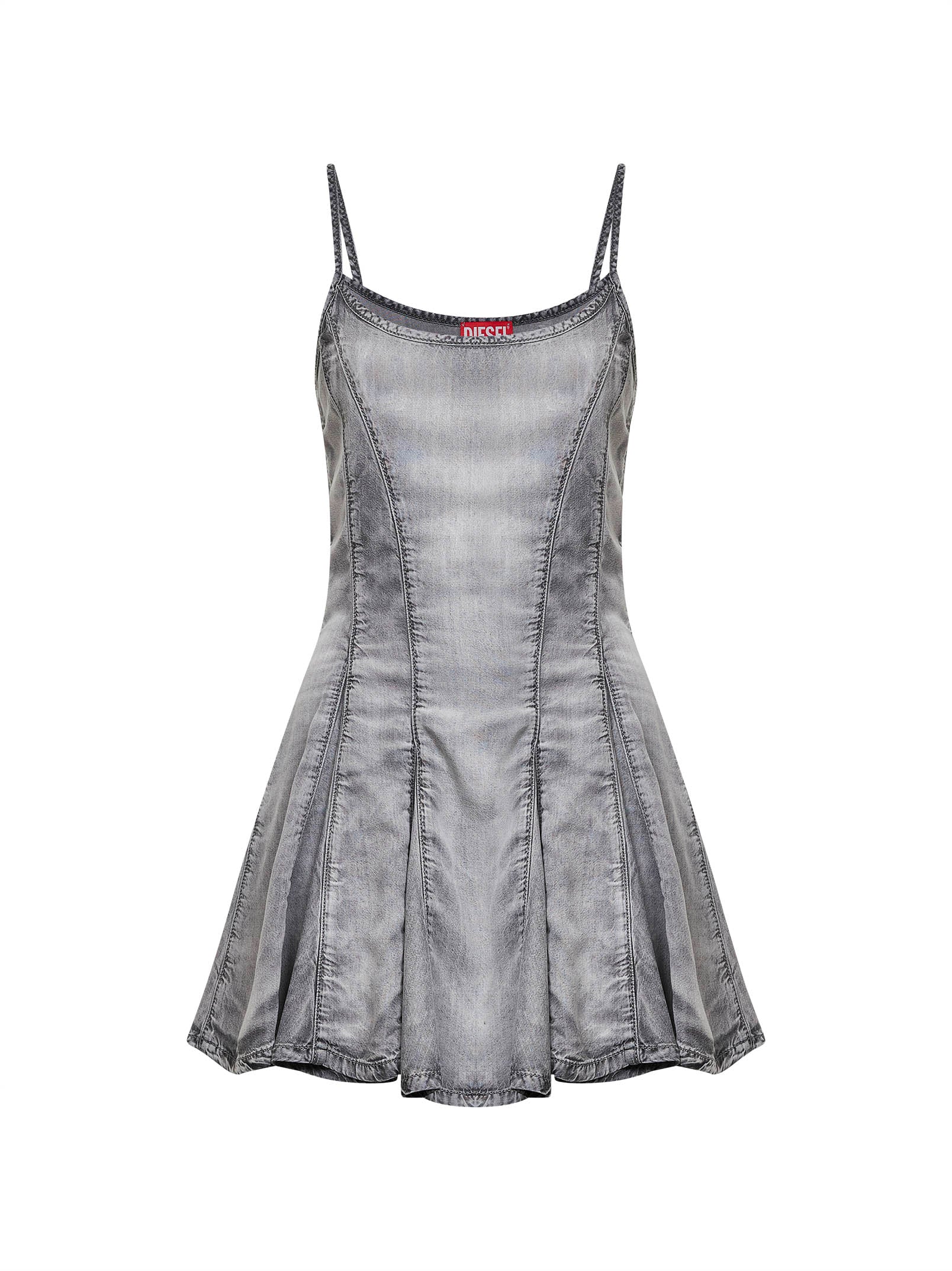Diesel Women Grey De-Spoky-Fsi Flared Mini Dress – Bluefly
