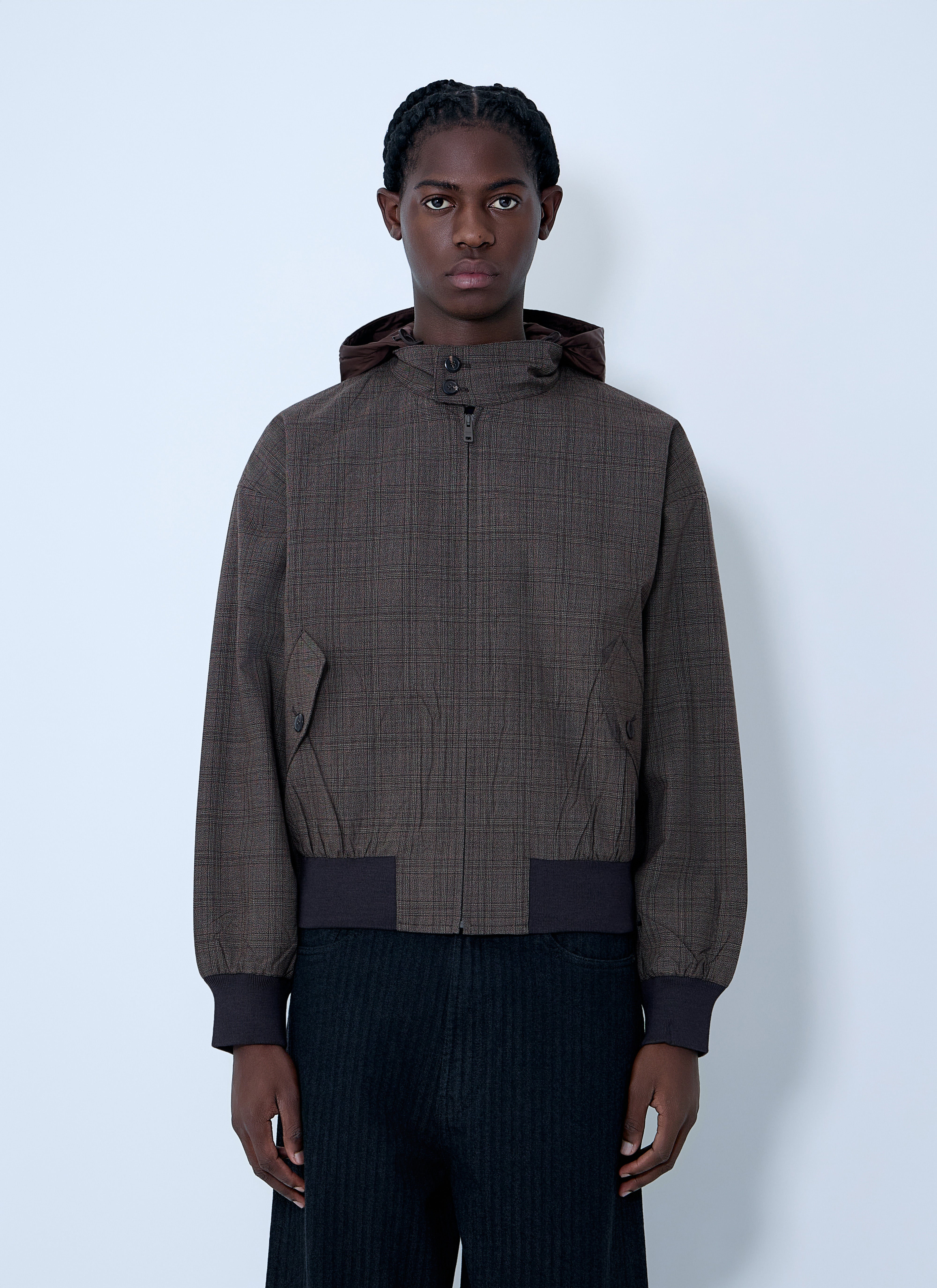 Prada Men Hooded Wool Jacket – Bluefly