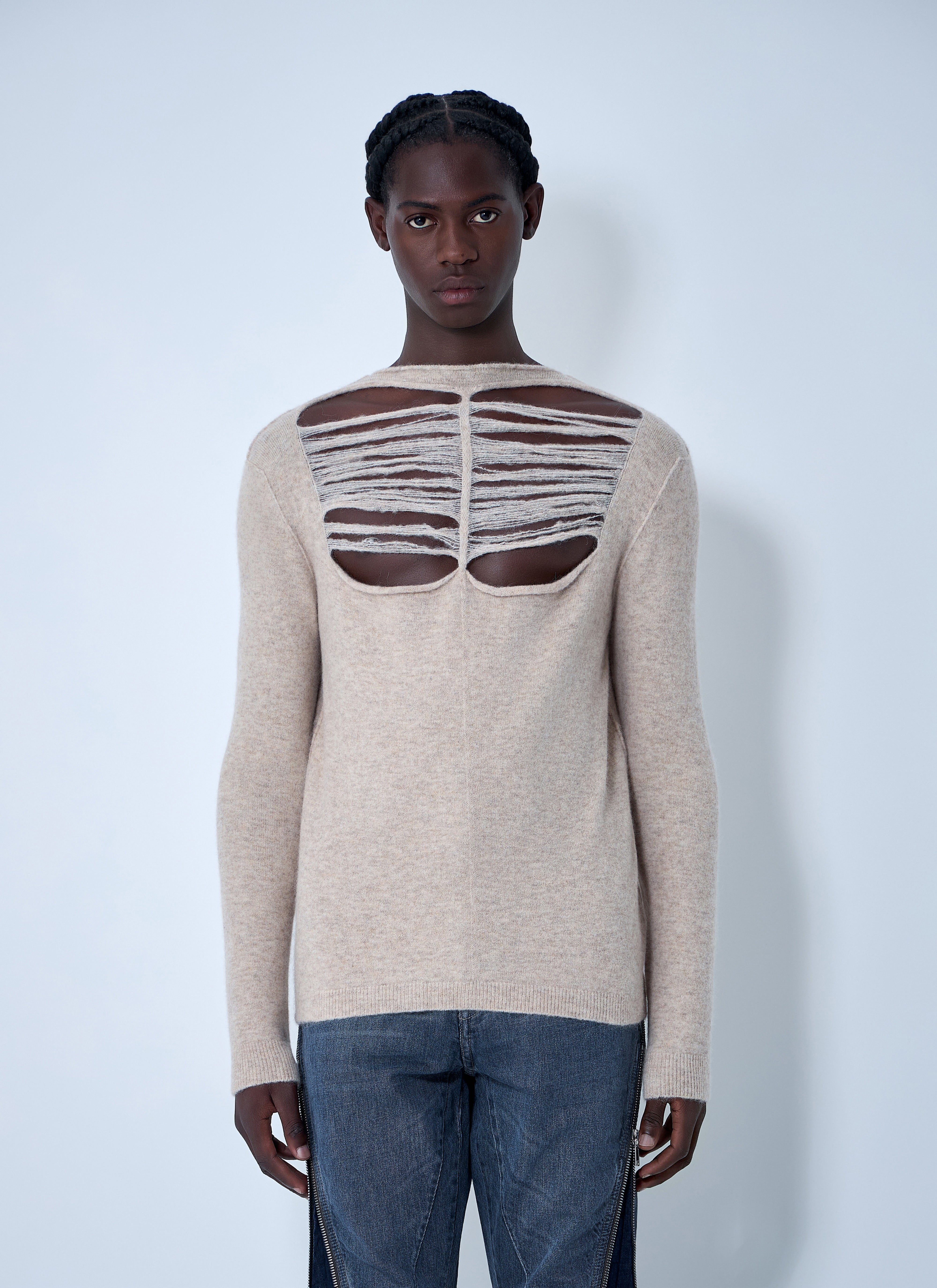 Rick Owens Men Wool-Blend Knit Top – Bluefly