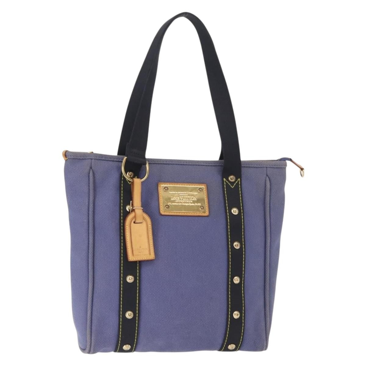 T*A様 LOUIS VUITTON Canvas Antigua Cabas Louis Vuitton Antigua Tote Canvas Blue Canvas Tote Bag Bag