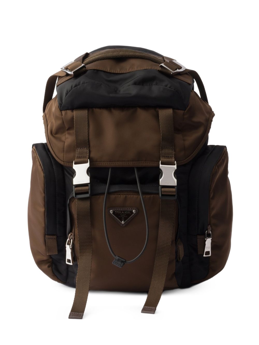 Prada Men Re-Nylon And Leather Backpack – Bluefly