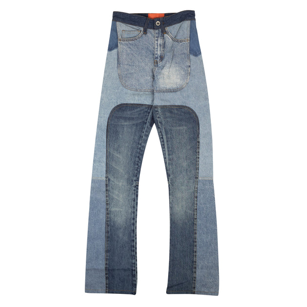 WHO DECIDES WAR Indigo Upcycled Patchwork Denim Jeans – Bluefly