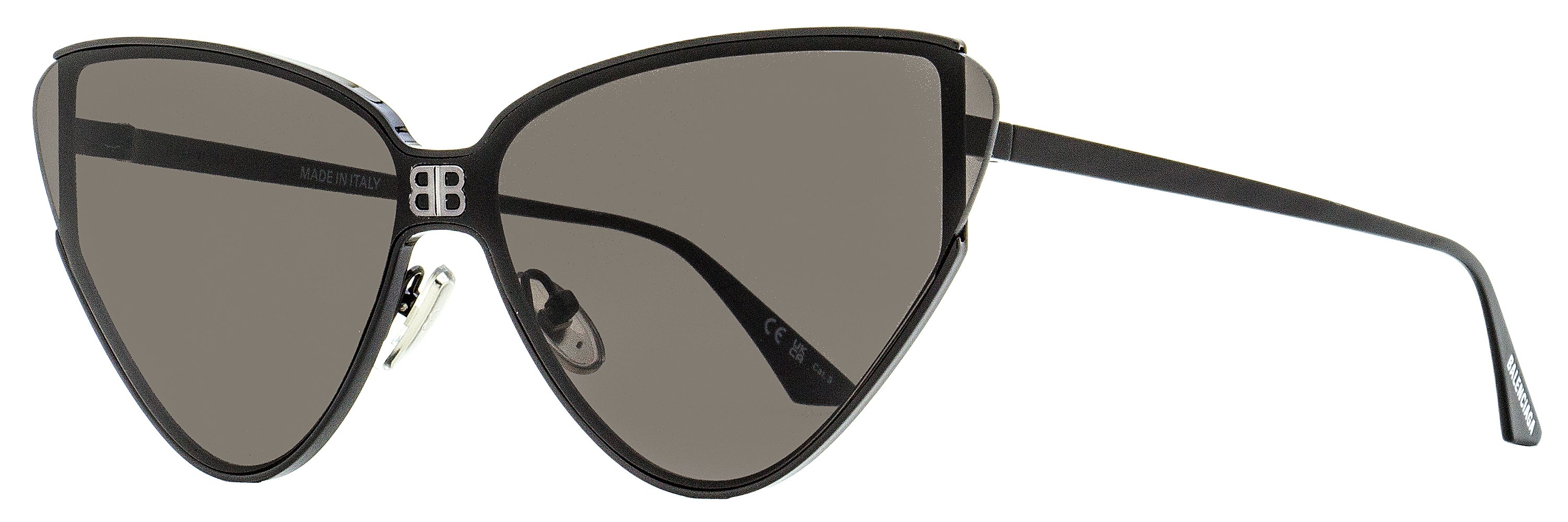 Balenciaga Cateye Sunglasses BB0191S 001 Black 99mm – Bluefly