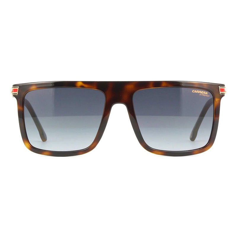 Carrera Carrera Sunglasses Square Full Rim, Havana Frame and Grey Gradient Lens CARRERA1048/S00869O