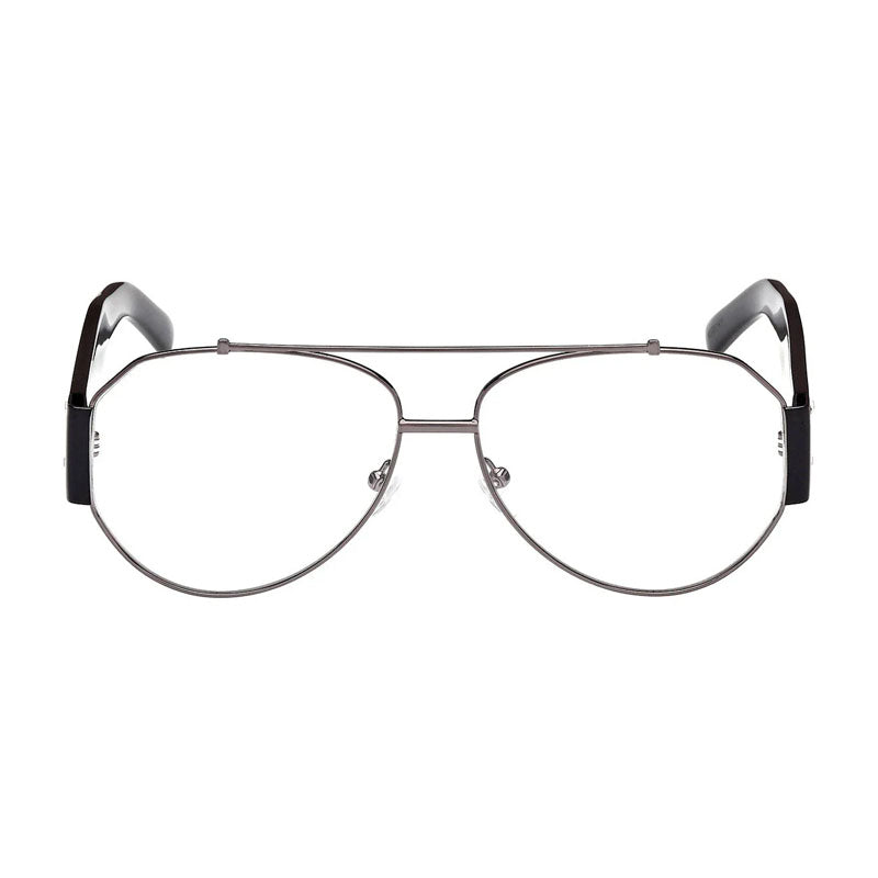 MCM Eyeglasses Aviator Full Rim, Pale Gold Frame and Clear Demo Lenses Lens MW5001032