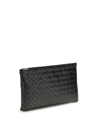 Bottega Veneta Women Medium Leather Clutch Bag
