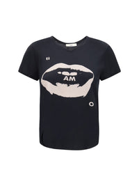 FENDI Fendi Women Ti Amo Graphic Print Jersey T-Shirt