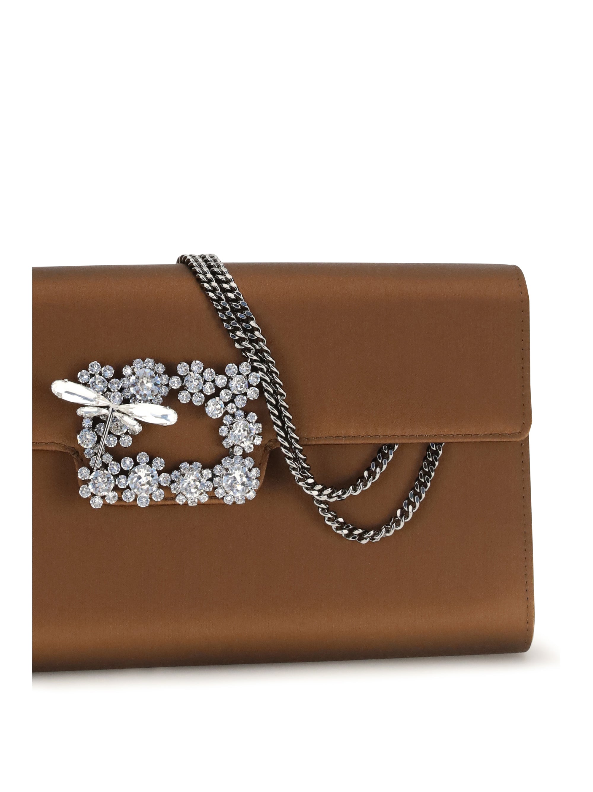 ROGER VIVIER Roger Vivier Women Efflorescence Satin Clutch