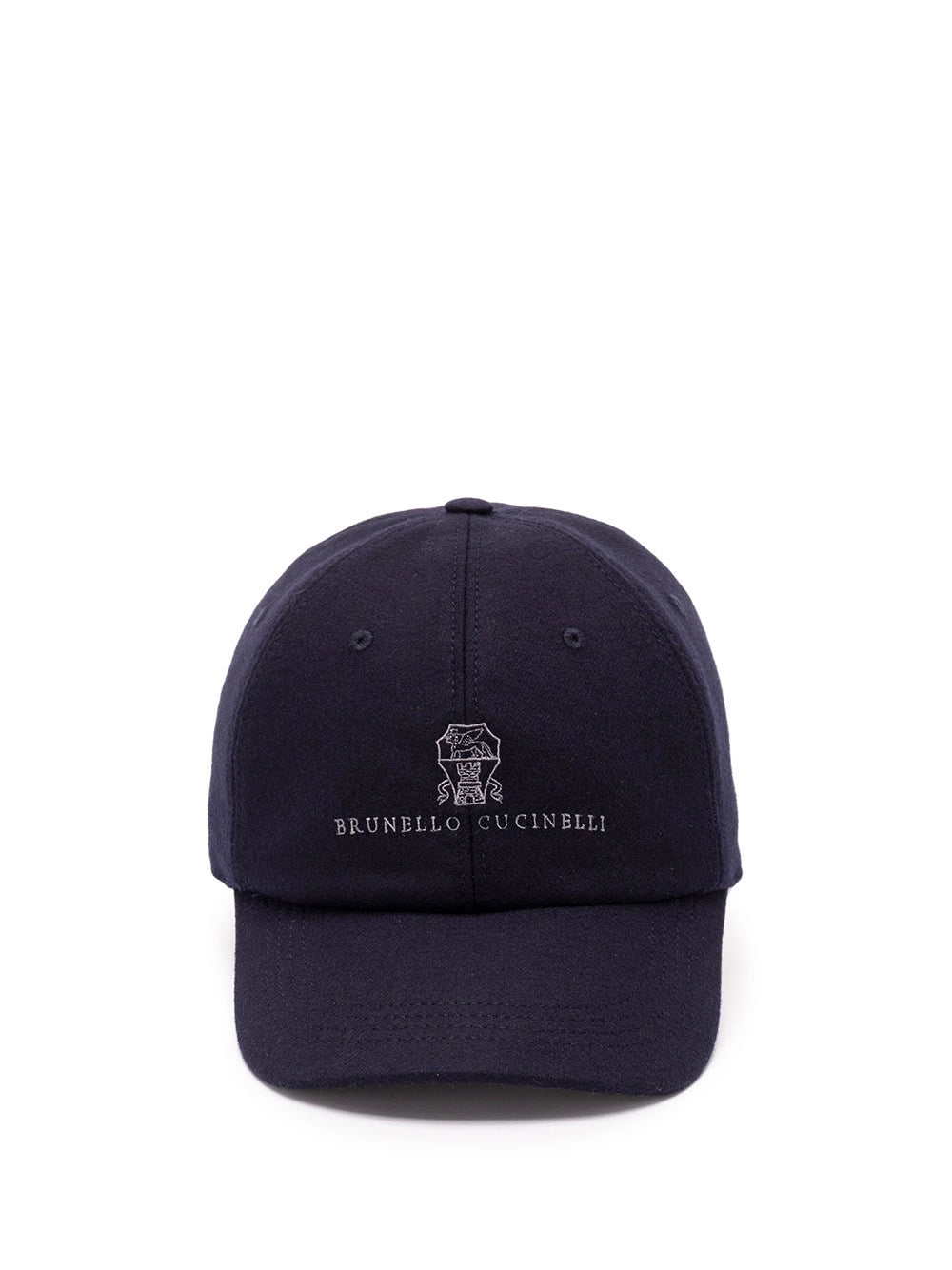 Brunello Cucinelli Men Baseball Cap With Embroidered Logo
