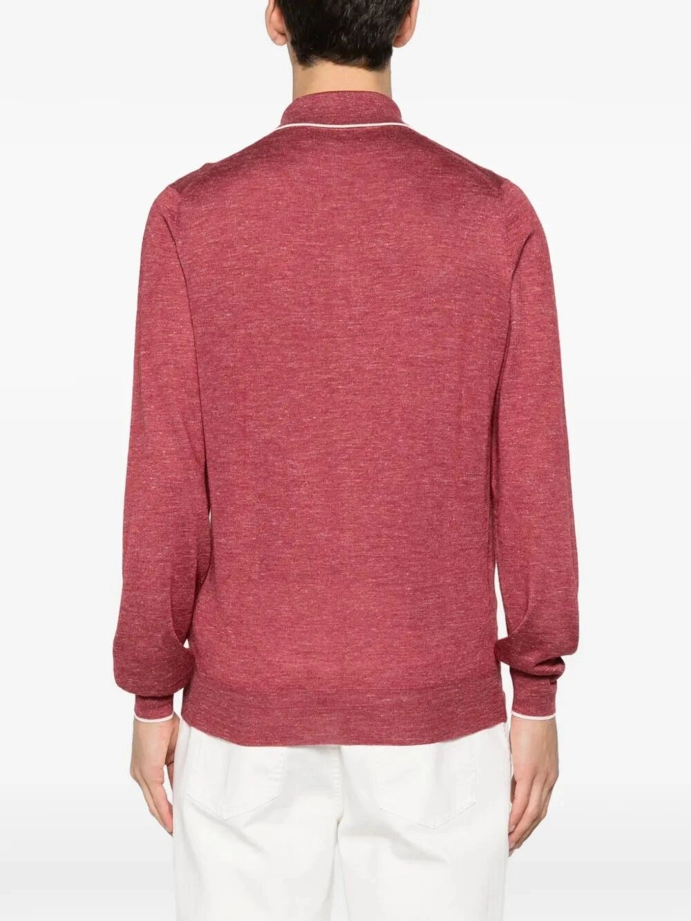 Brunello Cucinelli Men Long Sleeve Polo