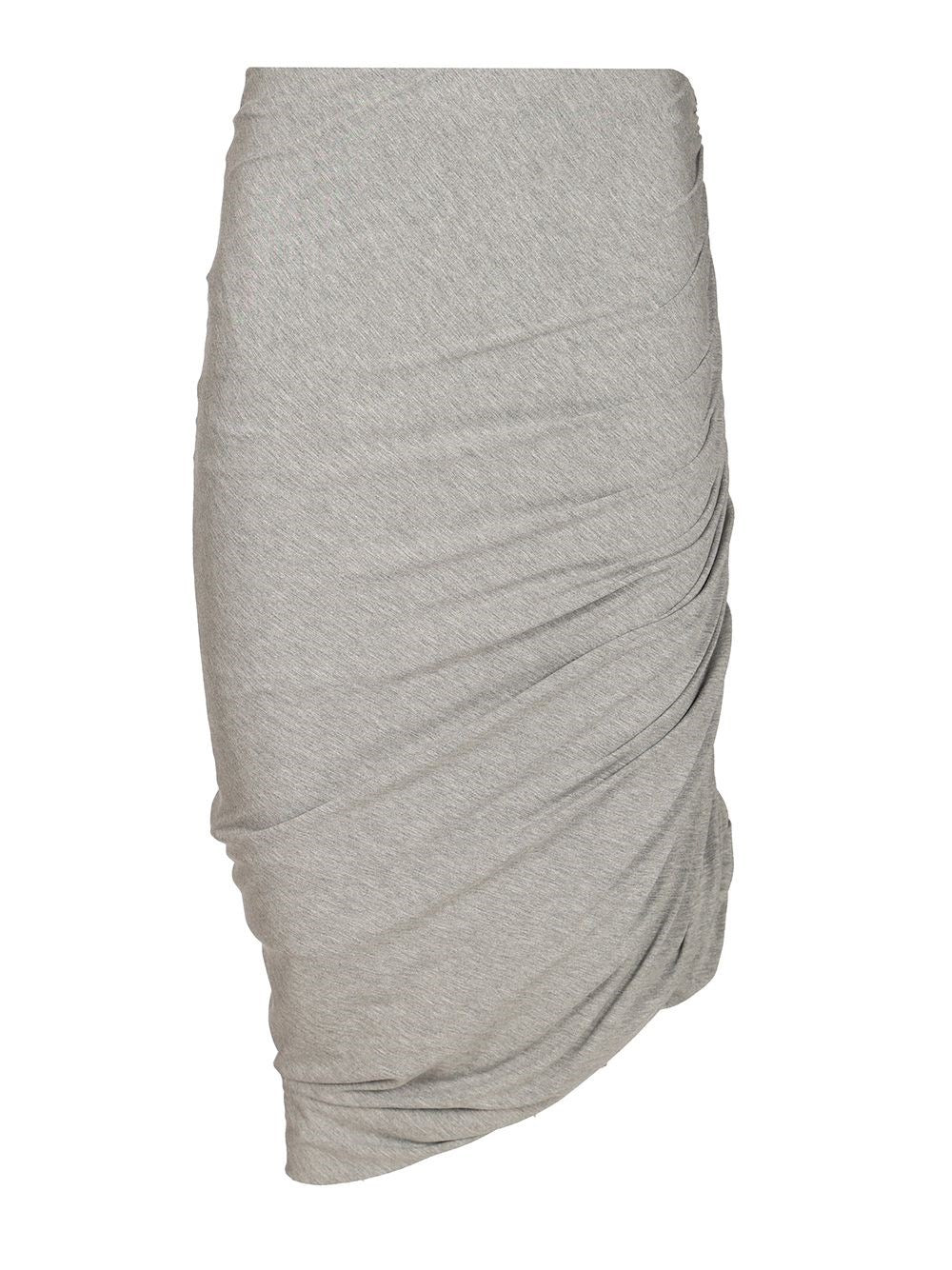 The Attico Women Gathered Midi Skirt