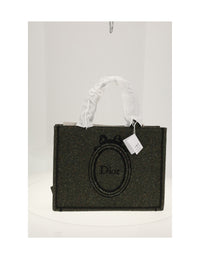 Dior Women Dior Book Tote Medium Tweed Sequins Emb