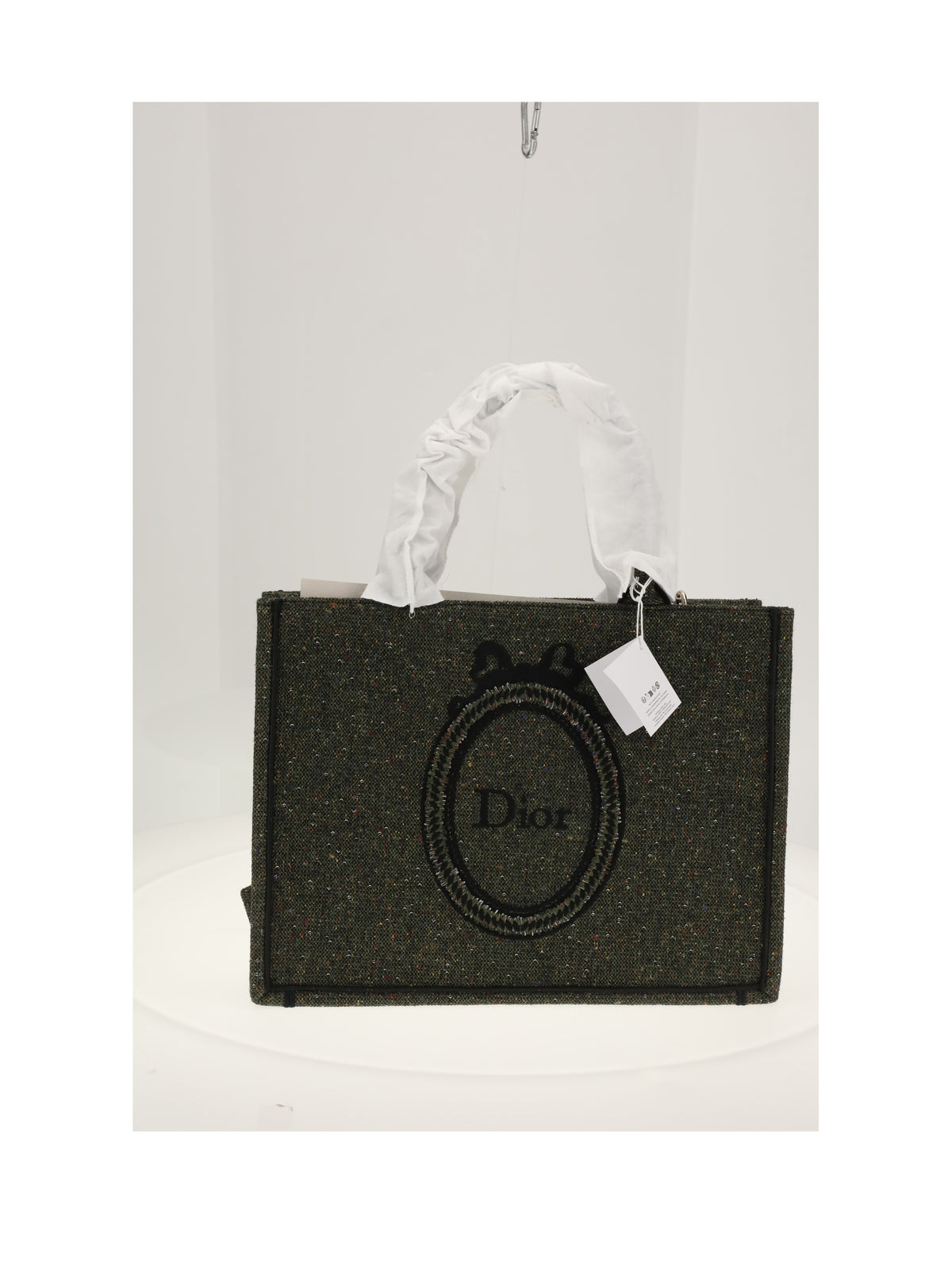Dior Women Dior Book Tote Medium Tweed Sequins Emb