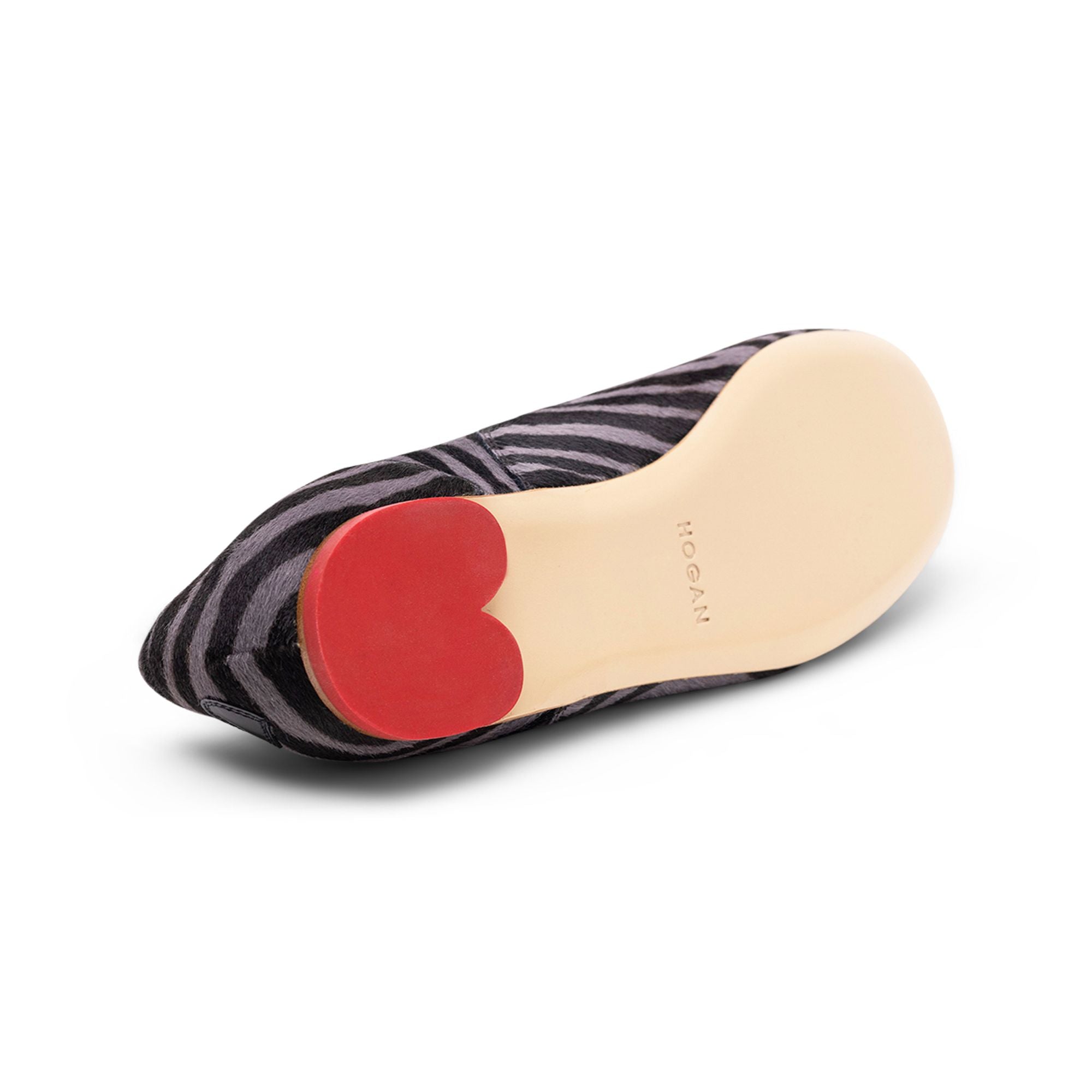 Hogan Zebra-Print Leather Loafers