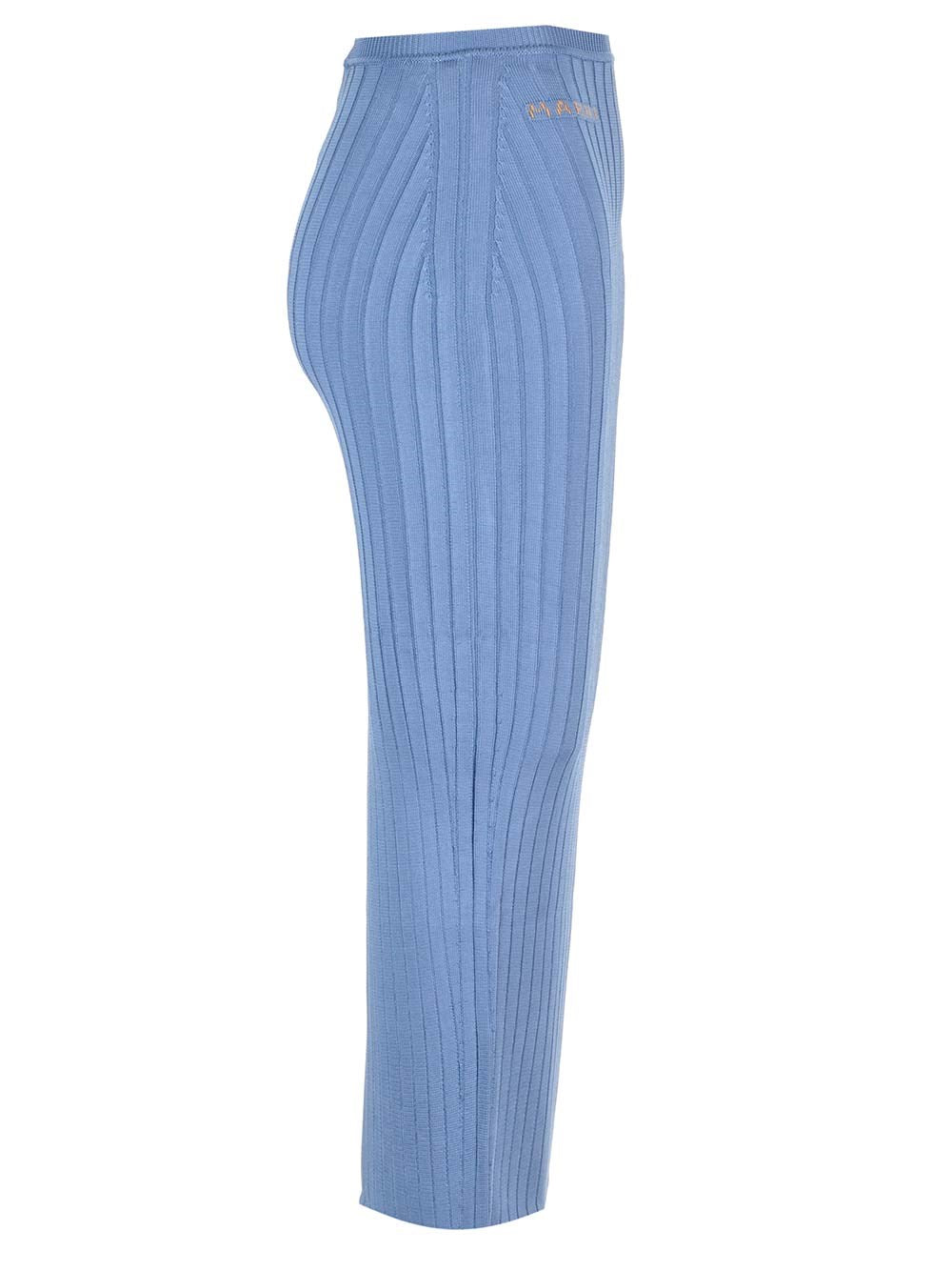 Marni Women Long Celestial Ribbed Skirt