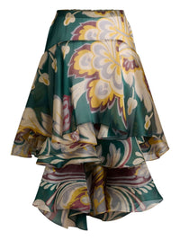 Etro Women Asymmetrical Midi Skirt