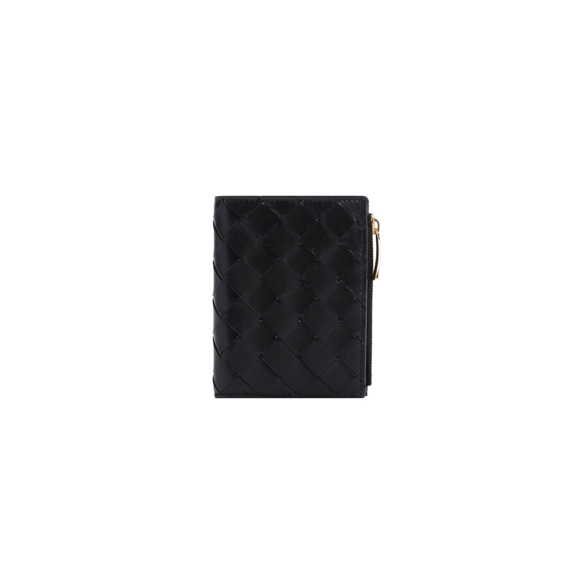 Bottega Veneta Small Intrecciato Bi-Fold Zip Wallet Women