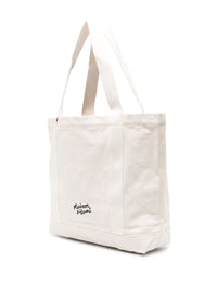 MAISON KITSUNÉ Maison Kitsuné Women Fox Head Canvas Tote Bag