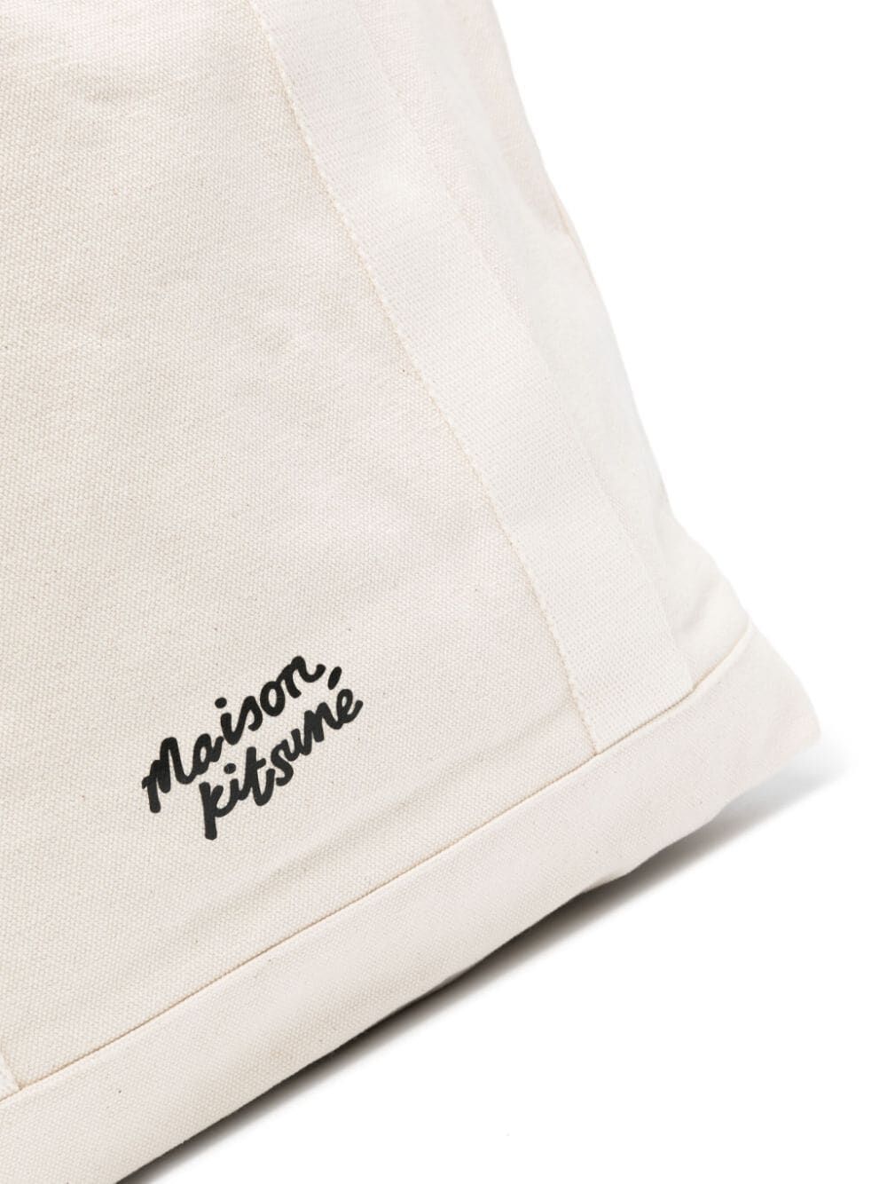 MAISON KITSUNÉ Maison Kitsuné Women Fox Head Canvas Tote Bag