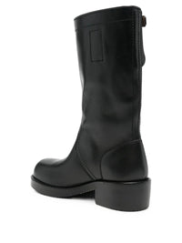 DRIES VAN NOTEN Stivali Biker In Pelle Women
