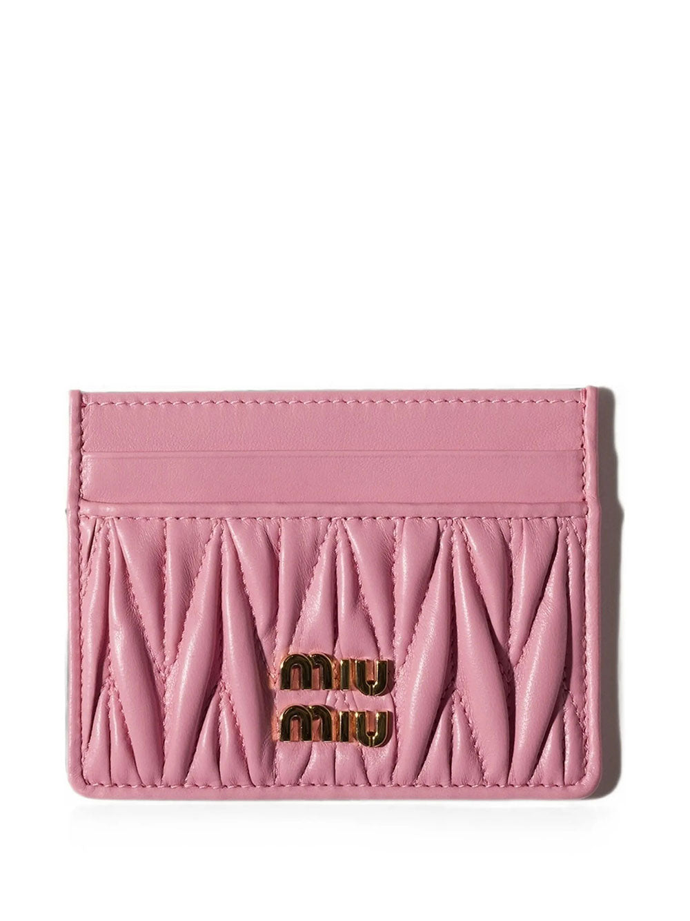 Miu Miu Women Portacarte In Nappa Matelassé