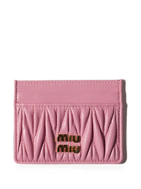 Miu Miu Women Portacarte In Nappa Matelassé