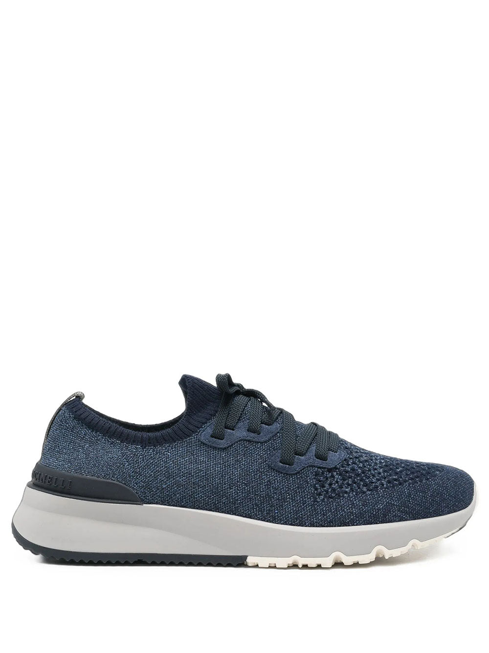 BRUNELLO CUCINELLI Sneakers Runner In Maglia Chiné Di Cotone Women