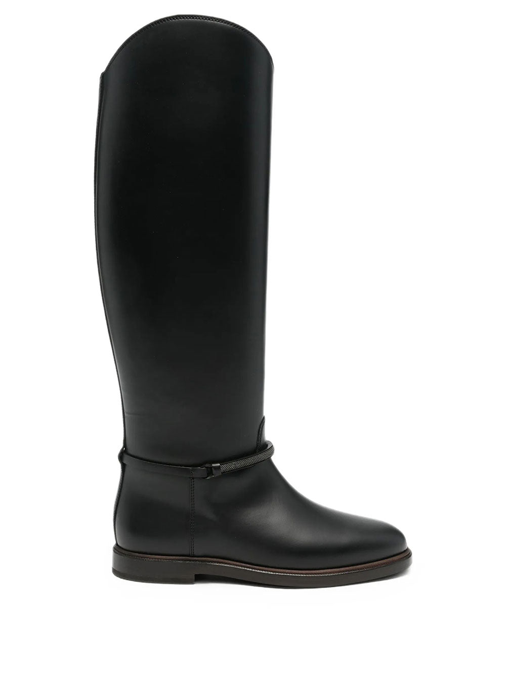 BRUNELLO CUCINELLI Brunello Cucinelli Women Stivali In Pelle Con Monile