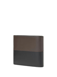 FENDI Portafoglio "Ff Double" In Pelle Bicolor Women