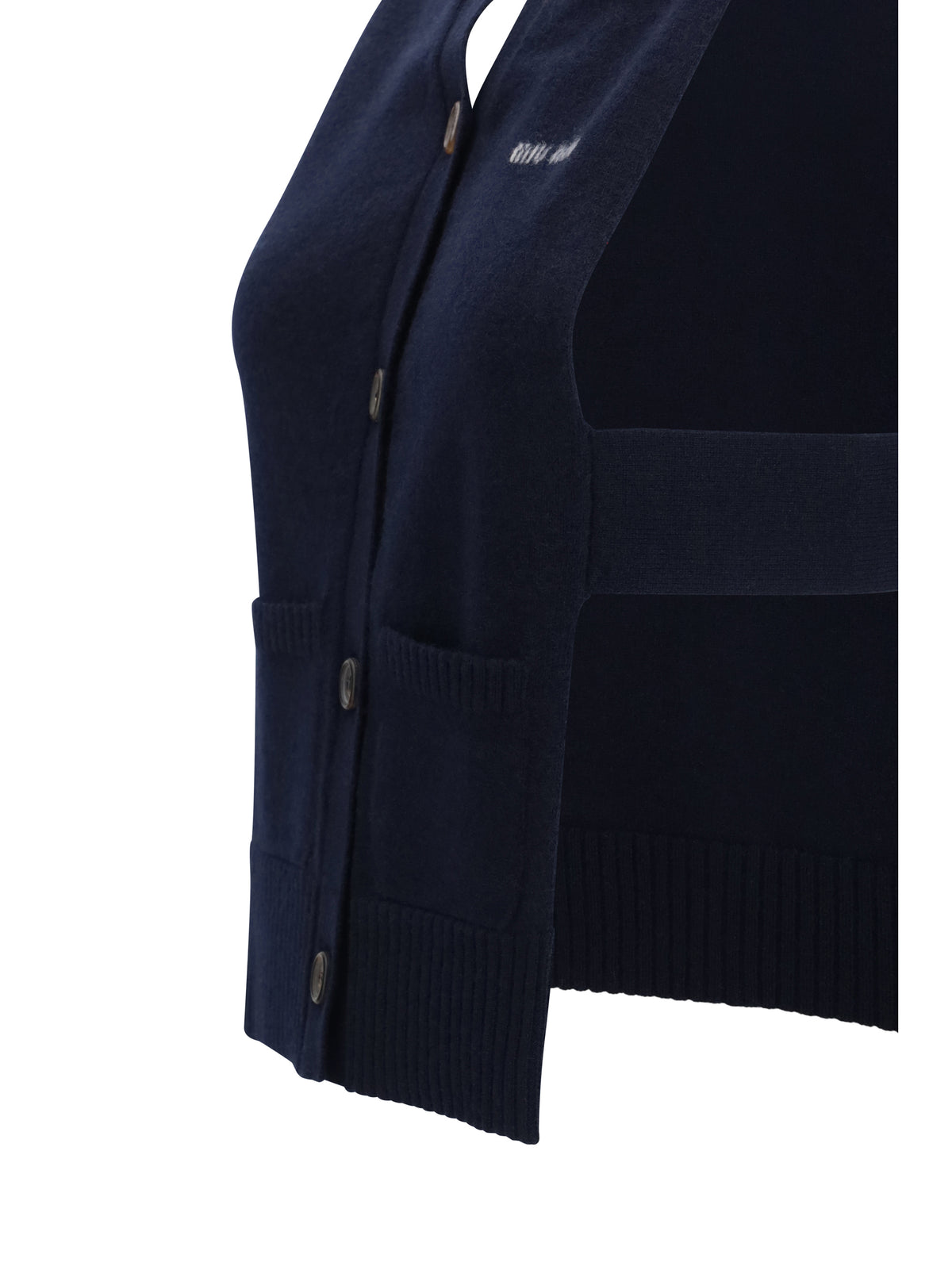 Miu Miu Women Cashmere Cardigan Vest