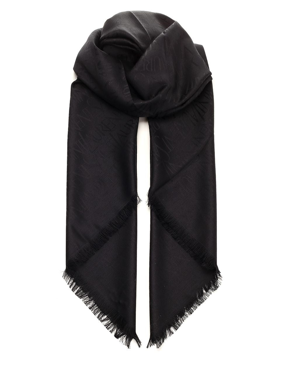 Saint Laurent Saint Laurent Women Monogram Ysl Jacquard Scarf