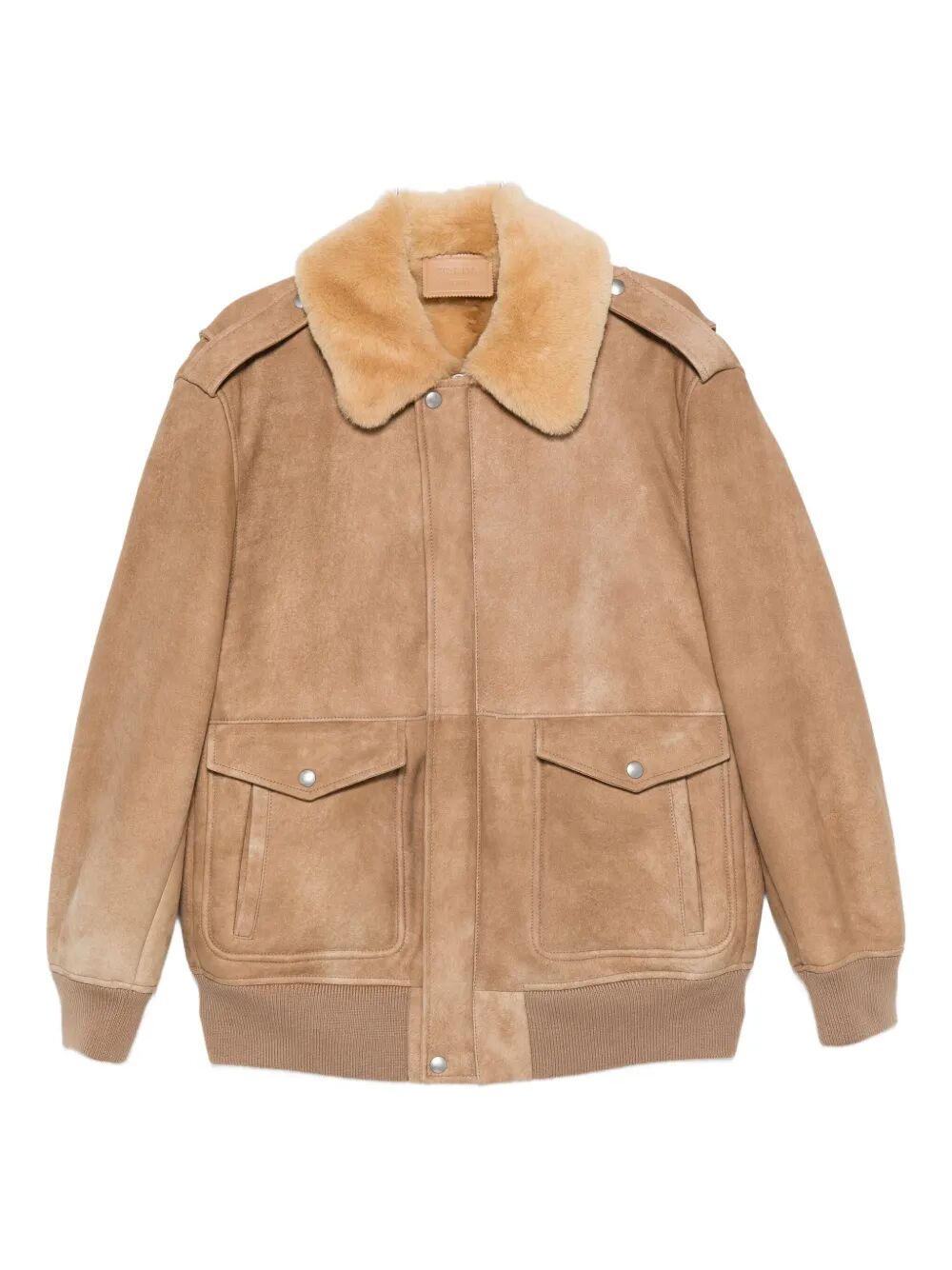Prada Women Shearling Bomber Jacket