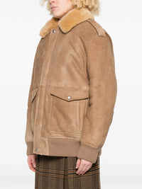 Prada Women Shearling Bomber Jacket