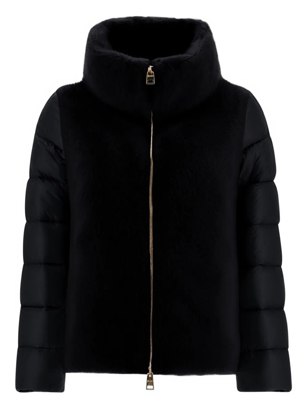 HERNO Faux Fur-Inserts Ultralight Padded Jacket Women
