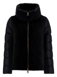 HERNO Faux Fur-Inserts Ultralight Padded Jacket Women