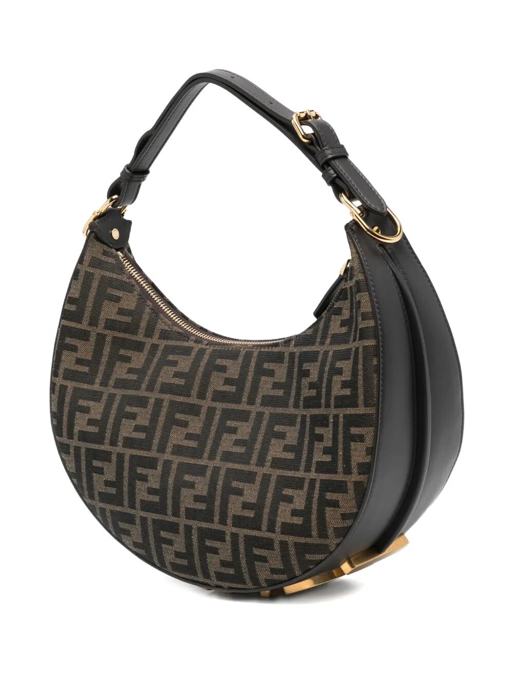 Fendi Women Fendigraphy Small Ff Jacquard Hobo Bag