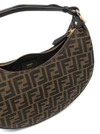 Fendi Women Fendigraphy Small Ff Jacquard Hobo Bag